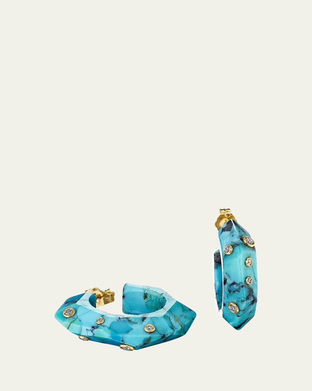 Summer & Rain Hoop Earrings